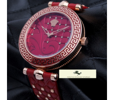 HK1193 VERSACE KIRMIZI KORDON BAYAN SAATİ